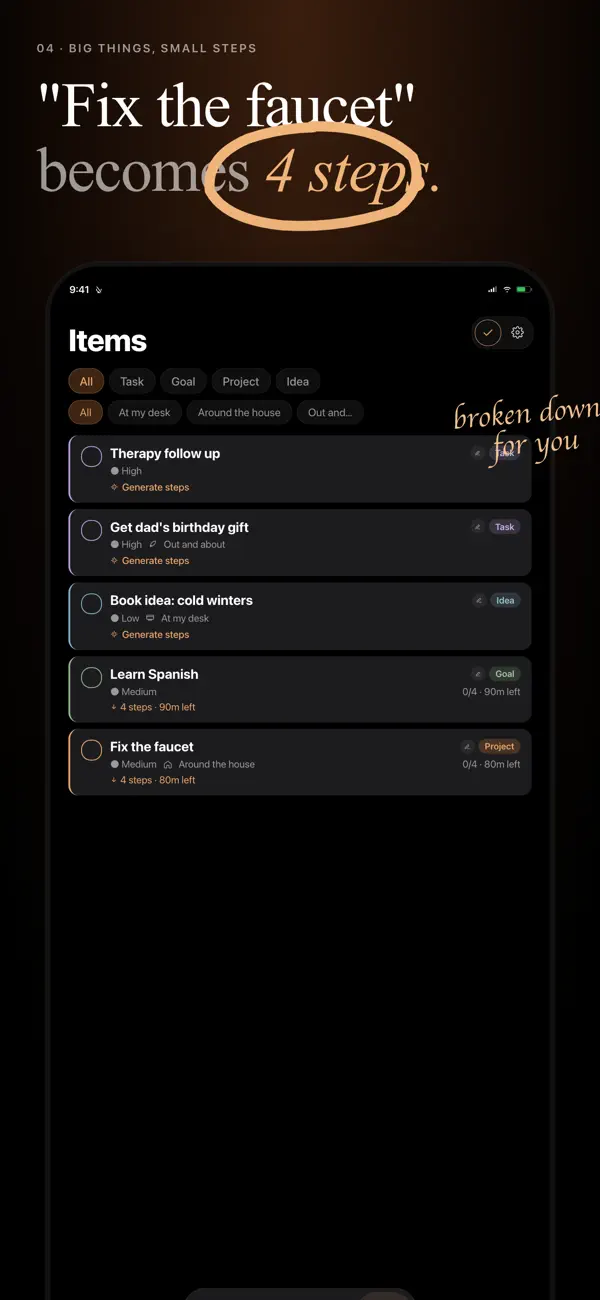 AI task manager Sukima organizing tasks into projects automatically